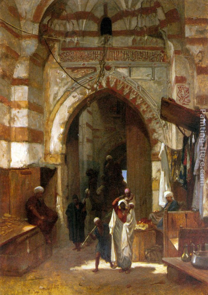 The Grand Bazaar painting - Frederick Goodall The Grand Bazaar art painting